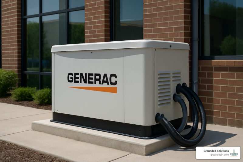 Backup generator for business
