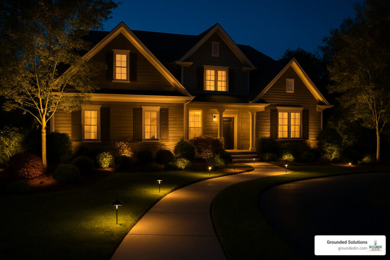 exterior lighting installation services
