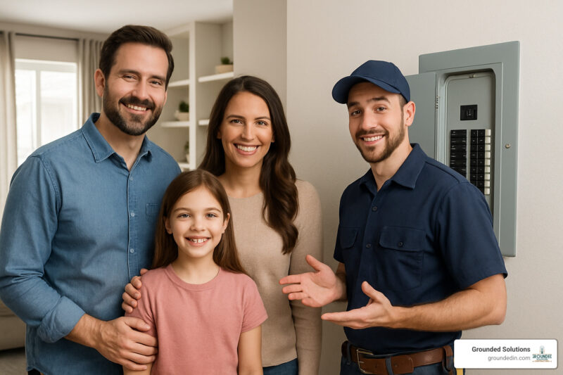 Home electrical panel upgrade