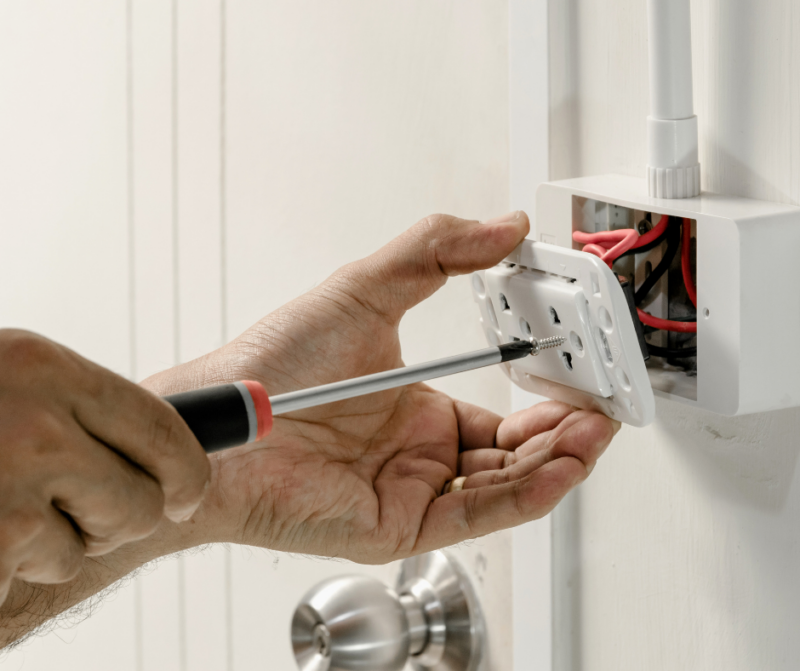 smart outlet installation in Central Indiana