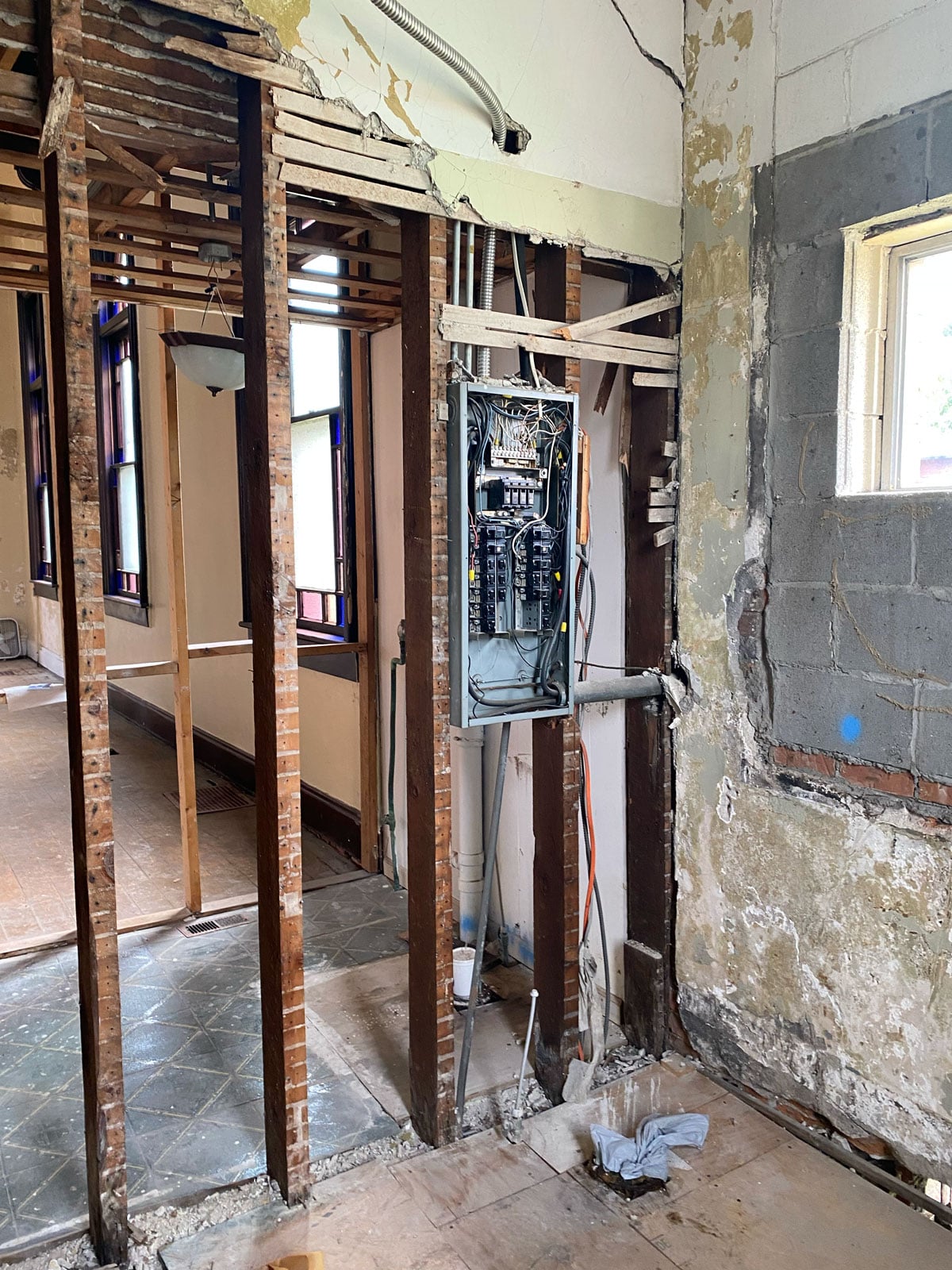 electrical panel installation church renovation indianapolis