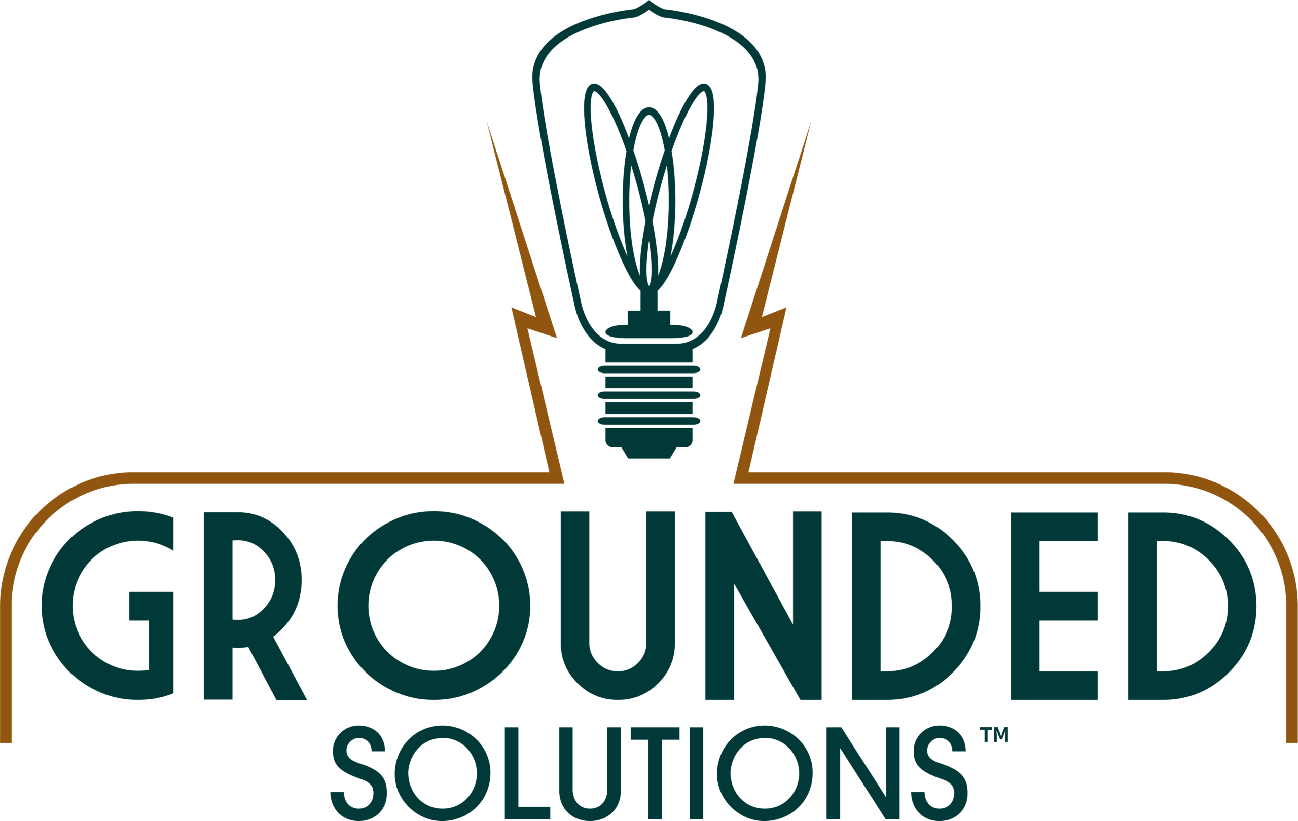 Grounded Solutions Logo ALL COLORS WHT bkgrd TM 2025